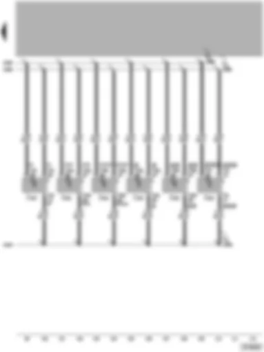 Wiring Diagram  VW PASSAT 2005 - Engine control unit