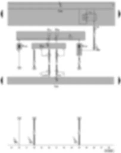 Wiring Diagram  VW PASSAT 2005 - Radio - aerial amplifier - aerial - CD changer - heated rear window relay