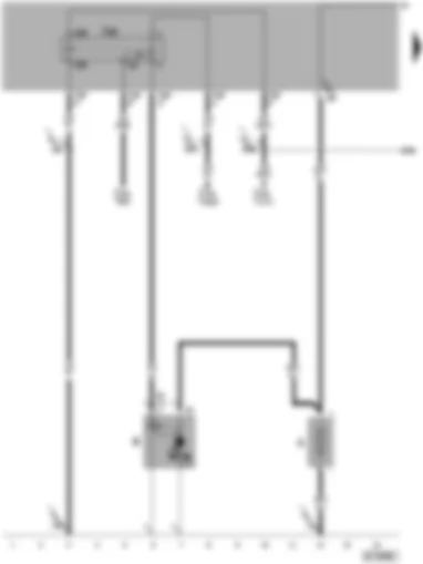 Wiring Diagram  VW PASSAT 2005 - Terminal 50 voltage supply relay - battery - starter