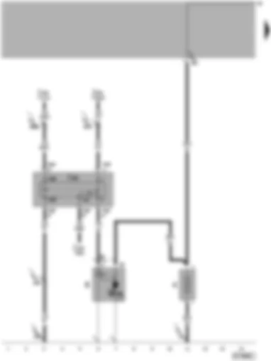 Wiring Diagram  VW PASSAT 2005 - Terminal 50 voltage supply relay - battery - starter