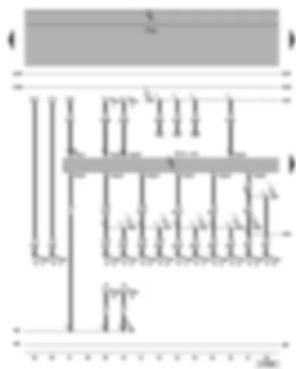 Электросхемa  VW PASSAT 2005 - Зеркало с таксометром