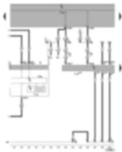 Электросхемa  VW PASSAT 2005 - Аварийный регистратор данных - комбинация приборов