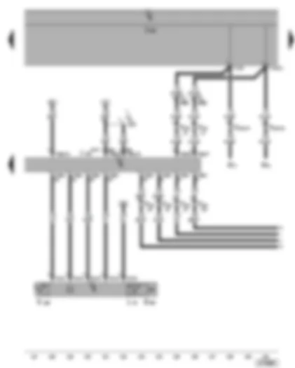 Электросхемa  VW PASSAT 2005 - Аварийный регистратор данных - клавиша аварийного регистратора данных