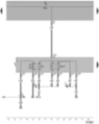 Wiring Diagram  VW PASSAT 2006 - Electric fuel pump 2 relay - fuel pump relay