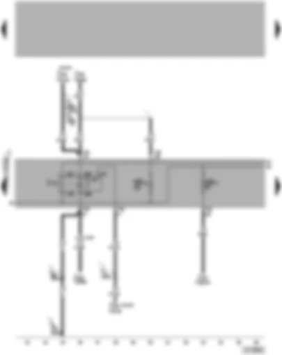 Wiring Diagram  VW PASSAT 2006 - Motronic current supply relay - SB-fuses