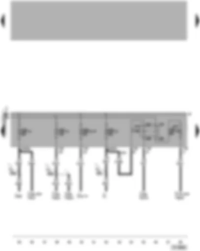 Wiring Diagram  VW PASSAT 2006 - Secondary air pump relay - SB-fuses