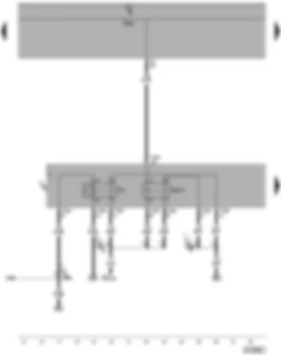 Wiring Diagram  VW PASSAT 2006 - Electric fuel pump 2 relay - fuel pump relay