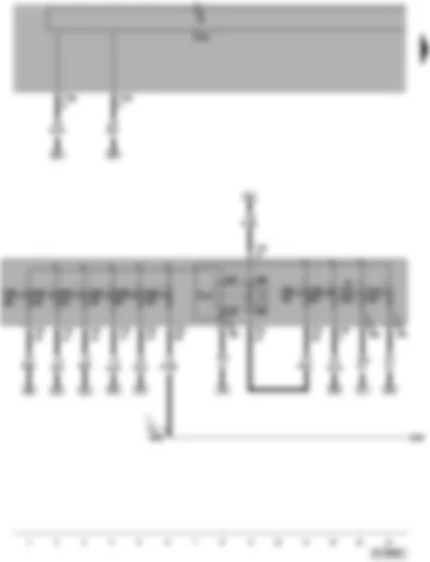 Wiring Diagram  VW PASSAT 2005 - SA-fuses - SB-fuses - terminal 30 voltage supply relay