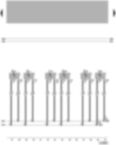 Wiring Diagram  VW PASSAT 2005 - Magnetic field sender for compass - mobile telephone operating electronics control unit - digital TV tuner - amplifier - auxiliary heater control unit - operating unit for preparation for mobile telephone