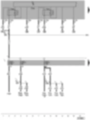 Wiring Diagram  VW PASSAT 2006 - SC fuses - self-diagnosis connection