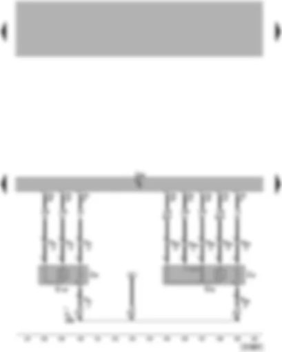 Wiring Diagram  VW PASSAT 2010 - Engine control unit - lambda probe - lambda probe heater