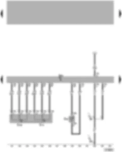 Wiring Diagram  VW PASSAT 2008 - Engine control unit - accelerator position sender - accelerator position sender 2