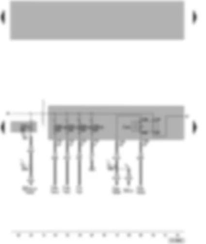 Wiring Diagram  VW PASSAT 2006 - SA fuses - SB fuses - Motronic current supply relay 2