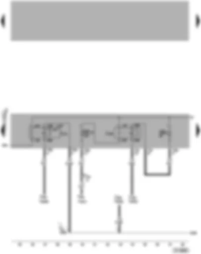 Wiring Diagram  VW PASSAT 2006 - Circulation pump relay - Motronic current supply relay