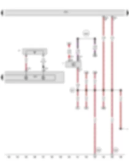 Wiring Diagram  VW PASSAT 1983 - Vehicle electrical system control module - Steering column electronics control module