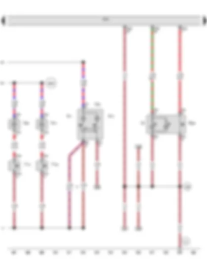 Wiring Diagram  VW PASSAT 1983 - Emergency flasher switch - Vehicle electrical system control module - Emergency flasher indicator lamp - Front passenger vanity mirror lamp - Driver vanity mirror lamp - Rear interior lamp