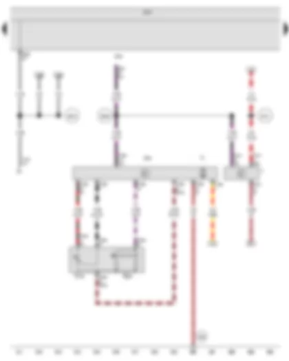 Wiring Diagram  VW PASSAT 1983 - Sunroof adjustment regulator - Sunroof tilt button 1 - Power sunroof control module - Vehicle electrical system control module - Sunroof motor