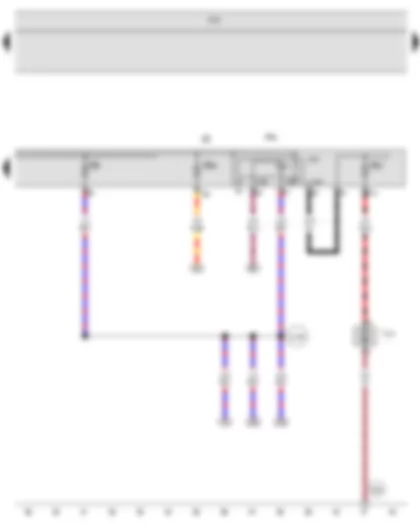 Wiring Diagram  VW PASSAT 1983 - Secondary air injection pump relay - Vehicle electrical system control module - Fuse panel B - Secondary air injection pump motor