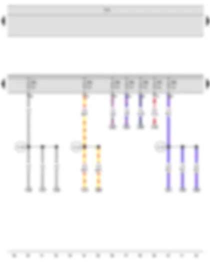 Wiring Diagram  VW PASSAT 1983 - Vehicle electrical system control module - Fuse 2 (on fuse panel B) - Fuse 3 (on fuse panel B) - Fuse 4 (on fuse panel B) - Fuse 5 (on fuse panel B) - Fuse 6 (on fuse panel B) - Fuse 7 (on fuse panel B) - Fuse 8 (on fuse panel B)