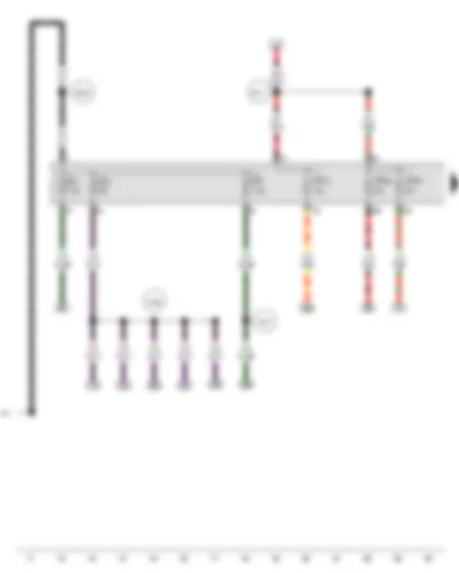 Wiring Diagram  VW PASSAT 1983 - Fuse 2 (on fuse panel C) - Fuse 4 (on fuse panel C) - Fuse 13 (on fuse panel C) - Fuse 29 (on fuse panel C) - Fuse 30 (on fuse panel C)