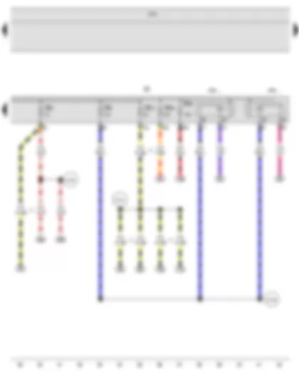 Wiring Diagram  VW PASSAT 1983 - Low heat output relay - High heat output relay - Vehicle electrical system control module - Fuse panel B