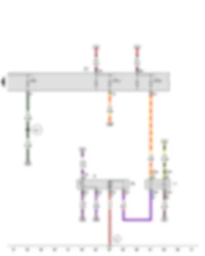 Wiring Diagram  VW PASSAT 1983 - Fuel level sensor - Transfer fuel pump - Fuel pump relay - Fuse panel C