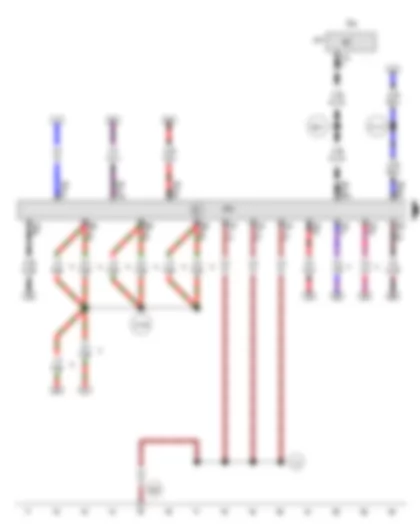 Wiring Diagram  VW PASSAT 1983 - Engine control module