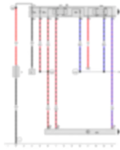 Wiring Diagram  VW PASSAT 2012 - Main relay - Low heat output relay