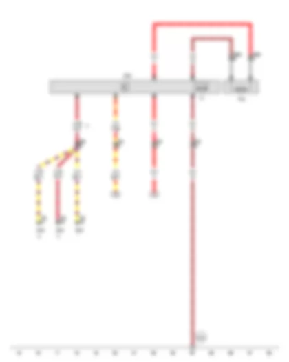 Wiring Diagram  VW PASSAT 1984 - Coolant fan control module - Coolant fan - Right coolant fan