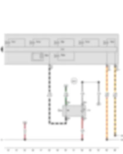 Wiring Diagram  VW PASSAT 1984 - Tire pressure monitoring display button - ABS control module