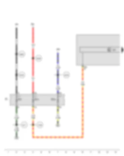 Wiring Diagram  VW PASSAT 1983 - A/C control module - Fuse 4 (on fuse panel A) - Fuse panel C