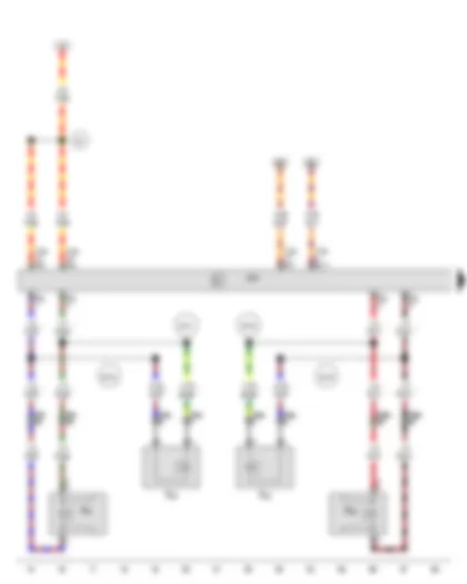 Wiring Diagram VW PASSAT 1984 - Radio/navigation display unit control module - Left front treble speaker - Left front bass speaker - Right front treble speaker - Right front bass speaker Wiring Diagram VW PASSAT 1984 - Radio/navigation display unit control module - Left front treble speaker - Left front bass speaker - Right front treble speaker - Right front bass speaker