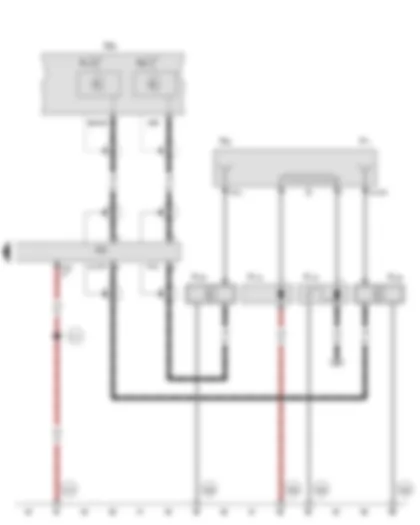 Wiring Diagram VW PASSAT 1984 - Radio/navigation display unit control module - GPS antenna - Left antenna module - Right antenna module - Rear window defogger Wiring Diagram VW PASSAT 1984 - Radio/navigation display unit control module - GPS antenna - Left antenna module - Right antenna module - Rear window defogger