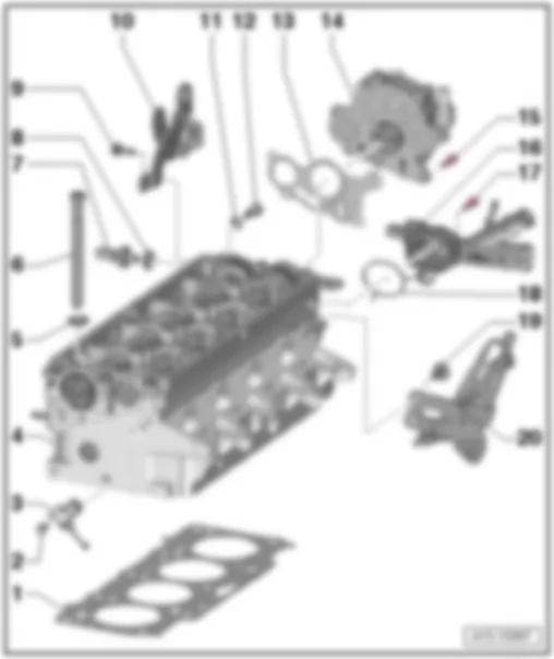 VW PASSAT 1983 2.0L CKRA (TDI) Component Overview