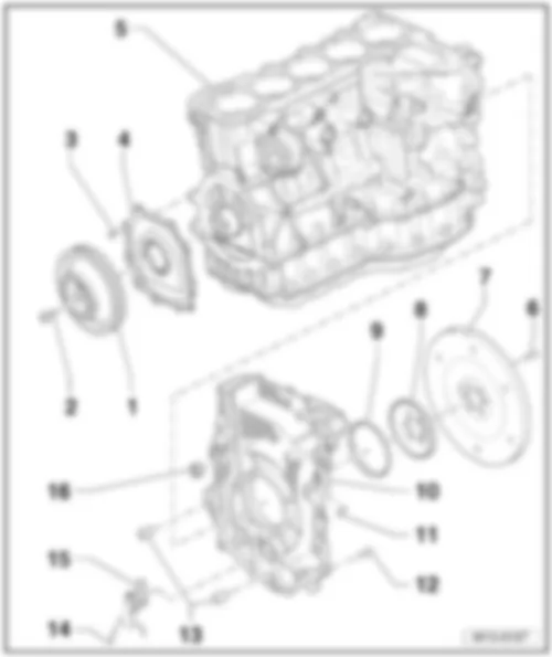 VW PASSAT 1983 2.5L CBTA, CBUA Component Overview