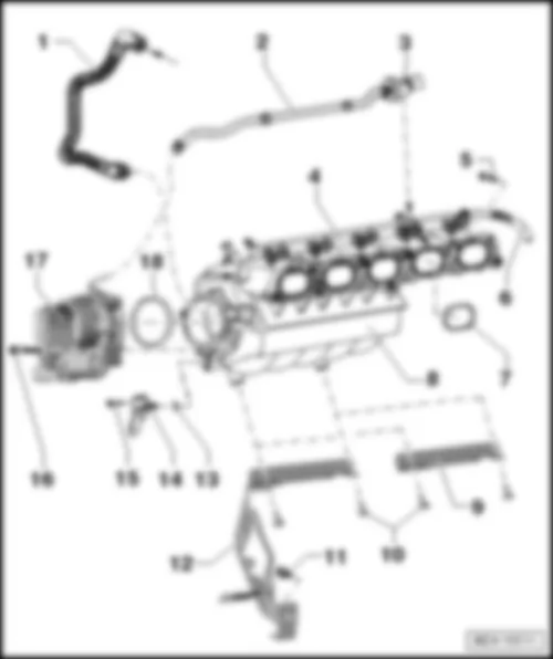 VW PASSAT 1983 2.5L CBTA, CBUA Component Overview