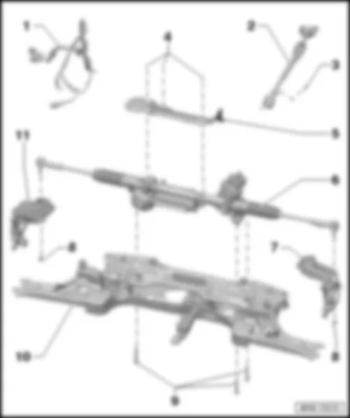 VW PASSAT 1983 Electromechanical Steering Gear Assembly Overview