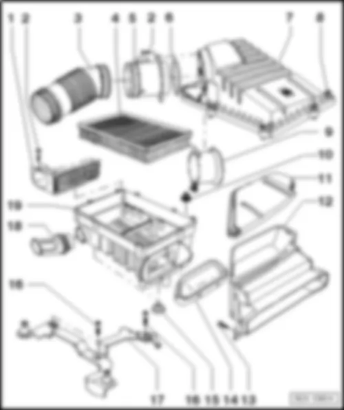 VW PASSAT 1983 3.6L CDVB - Component Overview