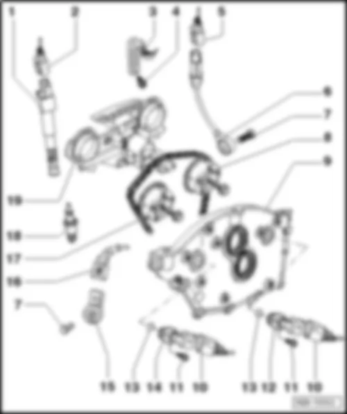 VW PASSAT 1983 3.6L CDVB - Component Overview