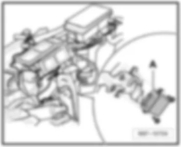 VW PASSAT 2006 Блок управления системы адаптивного освещения и корректора фар J745