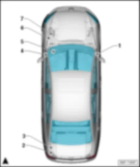 VW PASSAT 2012 Overview of fuses