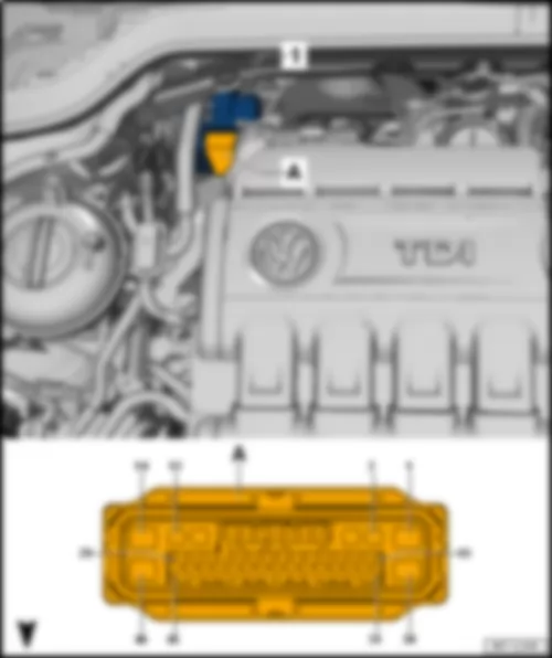 VW PASSAT 2016 ABS control unit J104