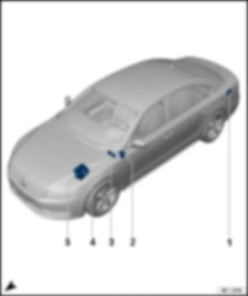 VW PASSAT 2012 Overview of fuse holder