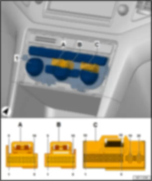 VW PASSAT 2016 Climatronic control unit J255