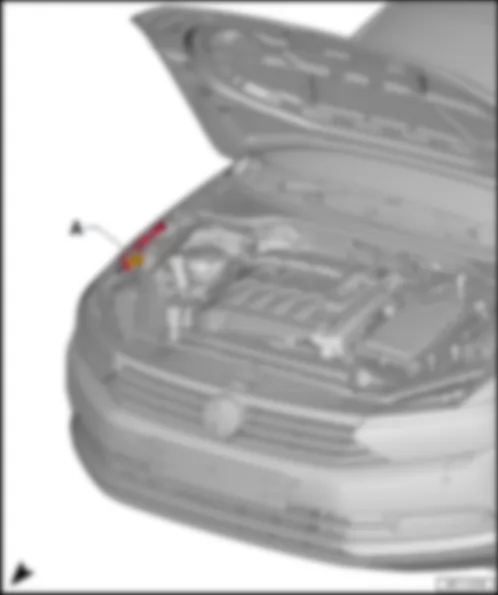 VW PASSAT 2015 Coupling point in engine compartment, left TML