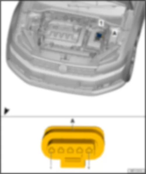 VW PASSAT 2015 Control unit for NOx sender 2 J881