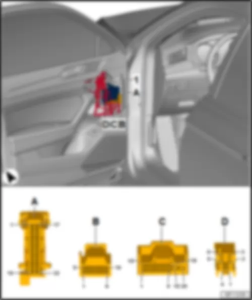 VW PASSAT 2015 Driver door control unit J386