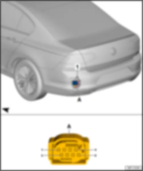 VW PASSAT 2015 Lane change assist control unit 2 J770