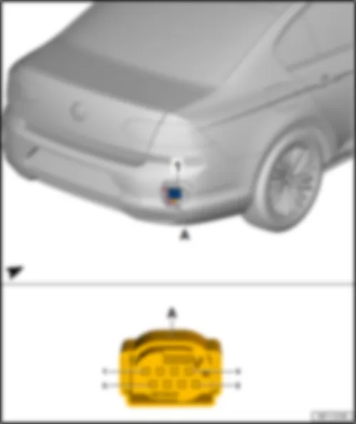 VW PASSAT 2015 Lane change assist control unit J769