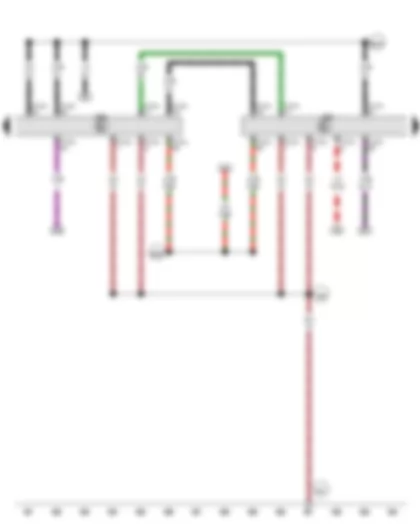 Wiring Diagram  VW PHAETON 2008 - Engine control unit - Engine control unit 2